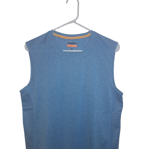 Bonobos Mens Size Medium Bright Blue Core Performance Muscle Tank Tee T Shirt - Picture 2 of 9