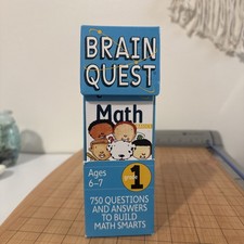 Brain Quest Grade 1 Math Ages 6-7 - 750 Questions On Flash Cards Trivia Quiz