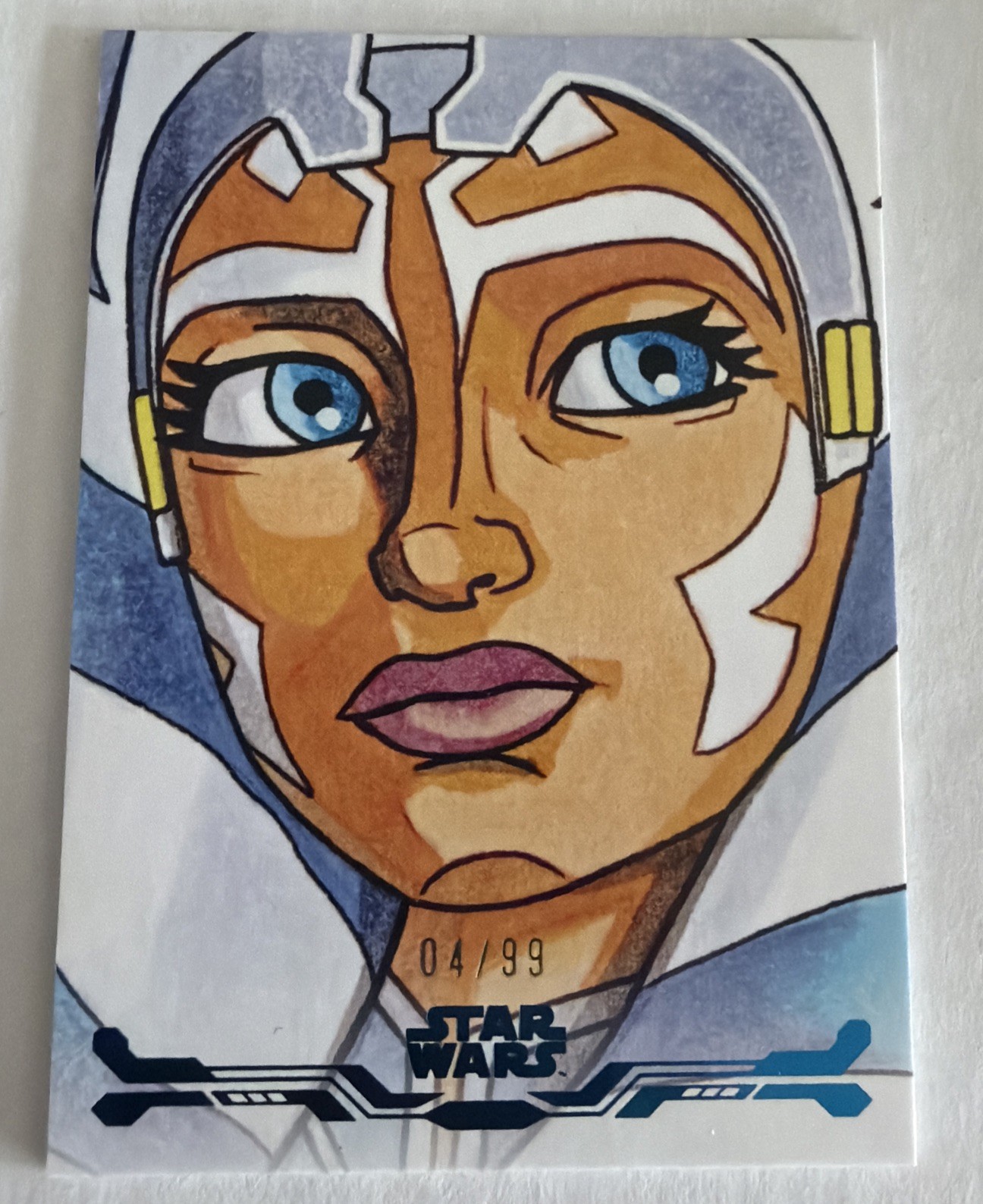 Ahsoka Tano #CIV-2 Star Wars 2025 Topps Smugglers Outpost Civilized Age Art trading card — raw and PSA graded price guide