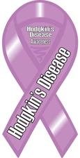 Hodgkins Disease Awareness Prevention Ribbon Vinyl Decal Sticker Choose Size