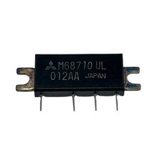M68710UL MITSUBISHI RF POWER MODULE 380-400MHz, 6V, 2W, FM PORTABLE RADIO