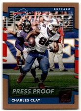 2017 Donruss #148 Charles Clay Press Proof Bronze Buffalo Bills