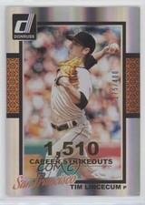 2014 Panini Donruss Gold Career Stat Line 175/400 Tim Lincecum #183 0b0