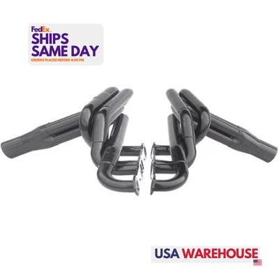 Schoenfeld 197V-3, 2 Pack Black Steel Sbc Stock Car Header 1-5/8In To 1-3/4In X 