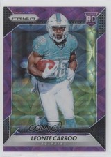 2016 Panini Prizm Rookie Purple Scope Prizm 63/99 Leonte Carroo #272 7wk