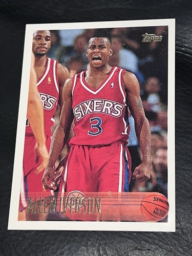 1996-97 Topps Allen Iverson Rookie Card RC #171! MINT!