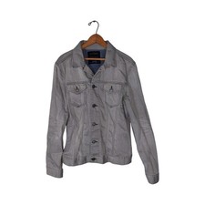 ALLSAINTS Shadow Gray Denim Jean Jacket   Size: M