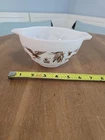 Vintage Pyrex Mixing Bowl #441 Early American Cinderella 1-1/2 PT White Brown