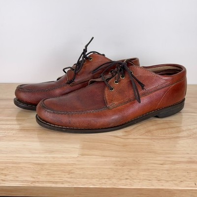 Ultra Rare VTG Gokey Company Mens 13.5 E Brown King B Moc Toe Model Loafers