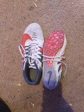 Nike Rival S9 Track  Field Athletic Running Spikes White Red Black Lightweight