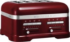 Kitchenaid Toaster 5KMT4205ECA Apfelrot 4-Scheiben 2500W Bagel Auftauen B Ware