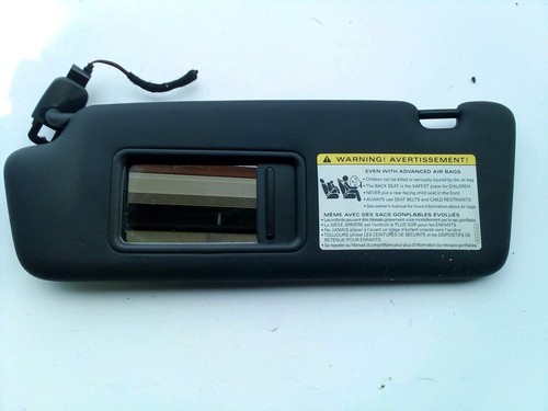 2014 Audi Q5 Quattro Left Driver Side Sun Visor Fits 2013-2017 Black - Picture 4 of 4