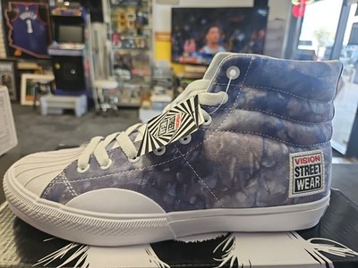 Vision Street Wear Canvas High S.A. Size 9 Steve Aoki Brand New In 