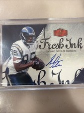 Fleer 2006 Flair Showcase Fresh Ink Antonio Gates Autograph Chargers #FI-AG