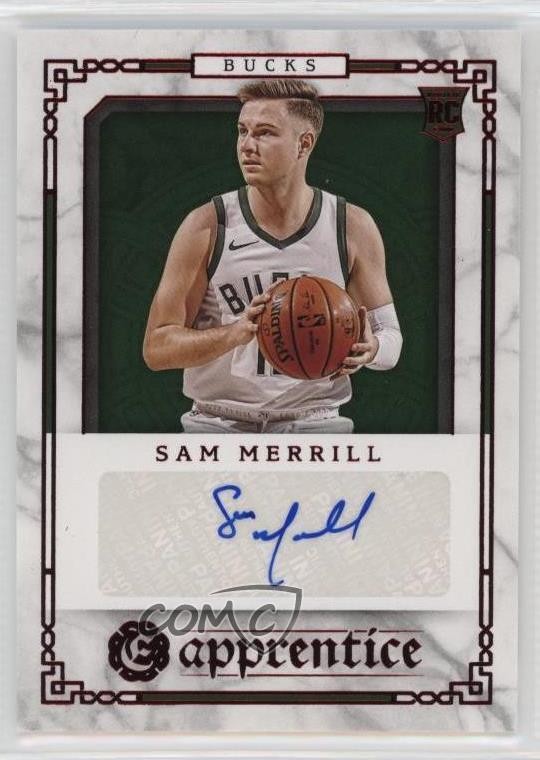 2020-21 Panini Chronicles Red Sam Merrill #APR-SAM Rookie Auto RC j6a