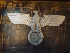 Römischer Adler 35 x 20,5 cm | Eisernes Kreuz | Reichsadler | Grau
