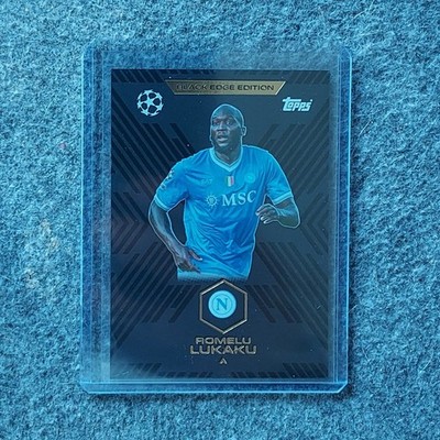 Romelu Lukaku - Topps Card - Champions 2025-2026 Match Attax Extra - Black Edge