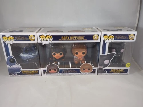 Funko Pop! Fantastic Beasts Crimes Of Grindelwald 4 Creature Lot Harry Potter
