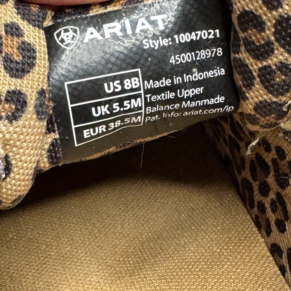 ARIAT Hilo Shoes Ariat LOGO Red Roses Women Size 8 Slip On Loafers Casual AOP - Image 4 of 4