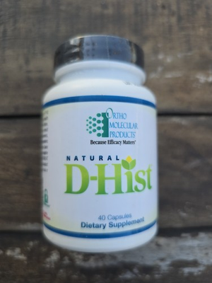 #ad Ortho Molecular Products Natural D Hist 40 Capsules Exp 7 2027 New Authentic $34.97