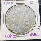 1902-O Morgan Silver Dollar $1 Silver 0.900 New Orleans Mint