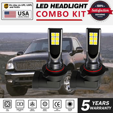 2x AWALITED LED Fog Light Bulbs H10 White for Ford F150 1993-2003 6500K IP68