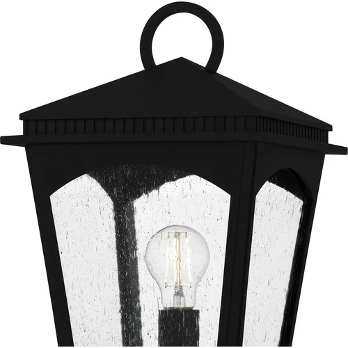 Earth Black  Outdoor Post Lantern from the Huck Collection - Picture 5 of 5
