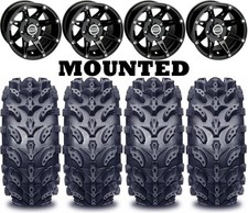 Kit 4 Interco Swamp Lite Tires 25x8-1225x10-12 On Moose 387x Black Wheels Irs Kit 4 Interco Swamp Lite Tires 25x8-1225x10-12 On Moose 387x Black Wheels Irs
