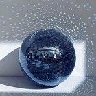 20" Disco Ball Large Mirror Ball Glass Tiles for Wedding DJ Stage Event Blue — photo 1