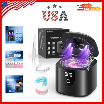Ultrasonic Retainer Cleaner: Professional 45kHz Machine for Dental & Jewelry