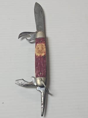 Vintage 60s Imperial Prov. U.S.A. Boy Scout of America Pocket Knife Be Prepared 