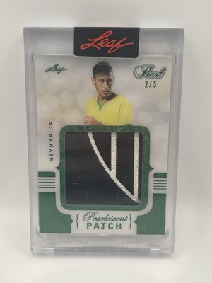 2022  Leaf Pearl Neymar Jr Game Worn Patch 2/5