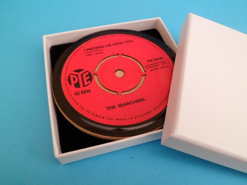 Pop / Hard Rock DRINKS COASTERS - Upcycled SINGLES Original Vinyl Record List 1 - Picture 736 of 993