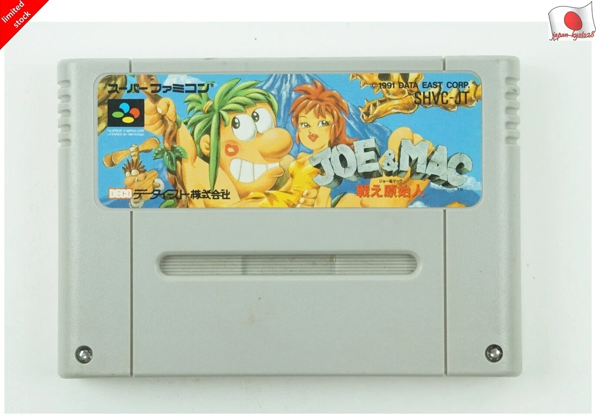 Joe & Mac Nintendo SNES Video Games for sale | eBay
