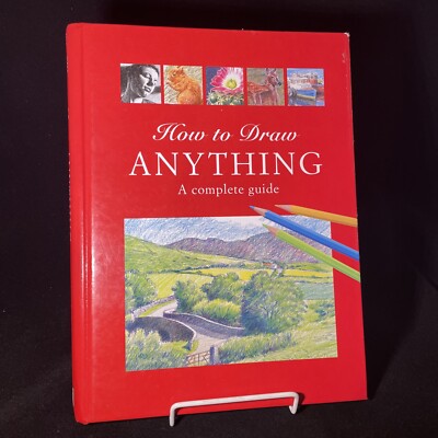 Book How To Draw Anything By Angela Gair Hardback Spiral Bound 2004 Corner Scuff