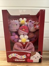 i MICROMALLOWS SQUISHMALLOWS VALENTINES PLUSH BOUQUET  NEW  Frog Cow Duck