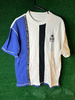 cerruti 1881 short sleeve shirt blue white cotton designer