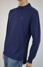 Polo Ralph Lauren Navy Blue Mesh Polo Shirt Red Pony NWT