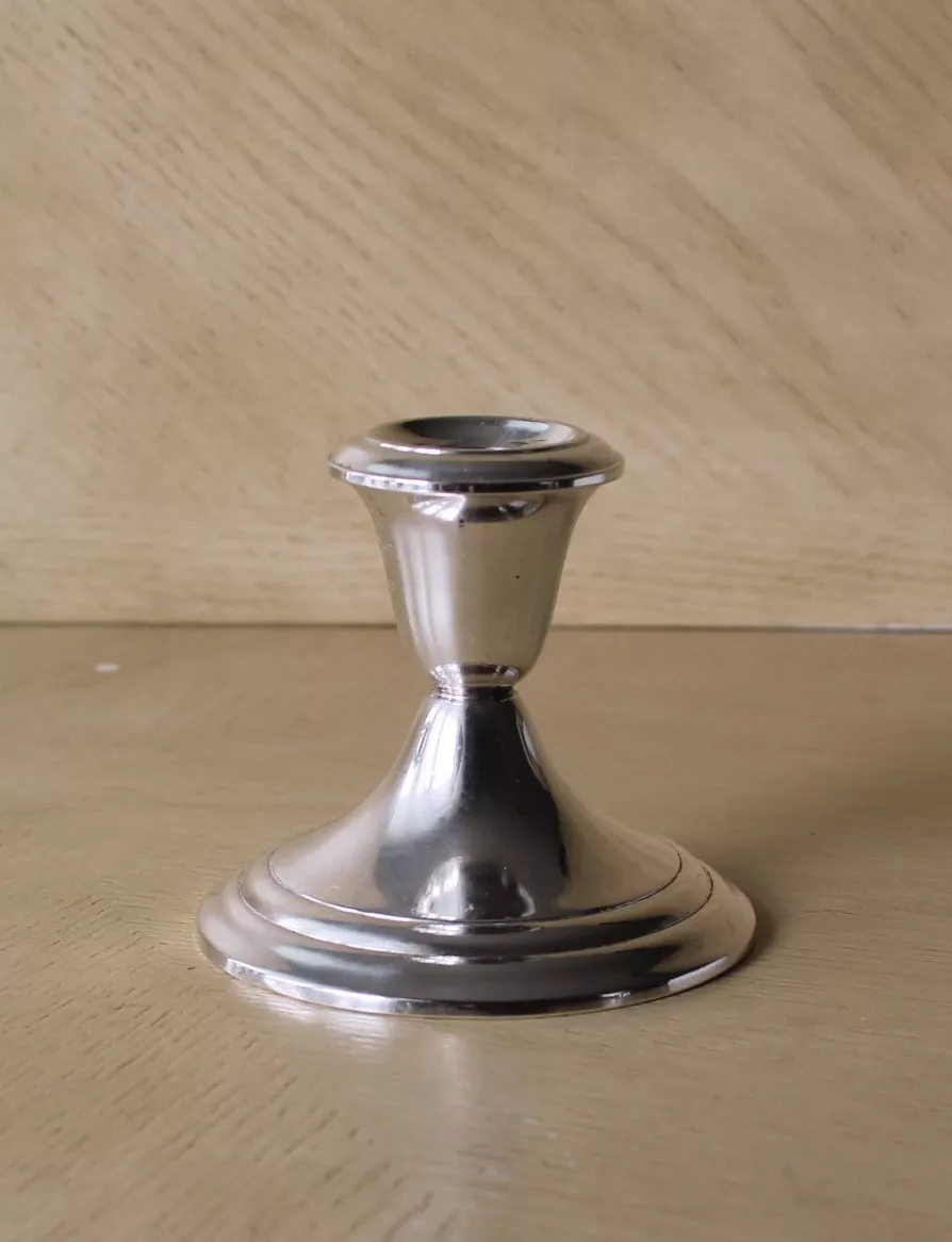 Vintage Gorham 661 Sterling Silver Weighted Candlestick Candle Holder