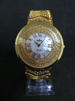 Seltene Uhr BELLUX COLLECTION 23K vergoldet. Perlmutt Zifferblatt 249,00  Neu