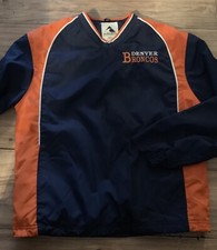 Denver Broncos Augusta Sportswear Boys Pullover Jacket Size Large Football