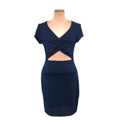 aqua light blue dress Honey Sequin Mini - US 12 Size:8+ while the flowy skirt LENGTH:Above the Knee Black Tie Wedding Guest