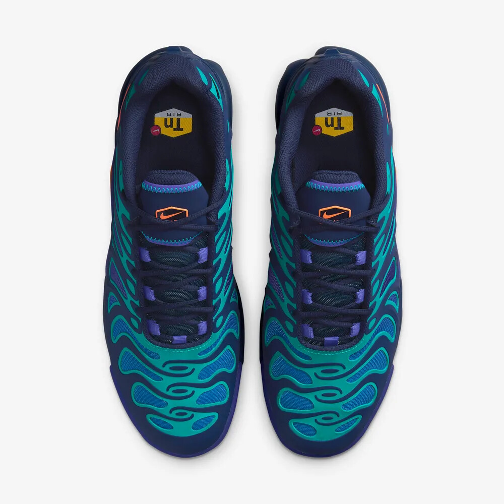 nike air max plus fade blue hero volt