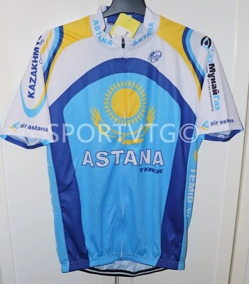 BNWT MAILLOT 2008 08 ALBERTO CONTADOR ASTANA JERSEY CYCLING TRIKOT MAGLIA TOUR - Photo 1/3