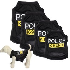 Pet Cat Dog Small Vest Summer T-Shirt Coat Pet Clothes Puppy Costumes Black