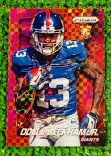 Odell Beckham Jr. 2014 RED POWER PRIZM REFRACTOR #rd/125 📈SP RARE ROOKIE📈