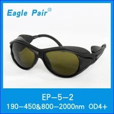 OD4+ Laser Safety Glasses 190-450nm & 800-2000nm  CE Protection Goggles
