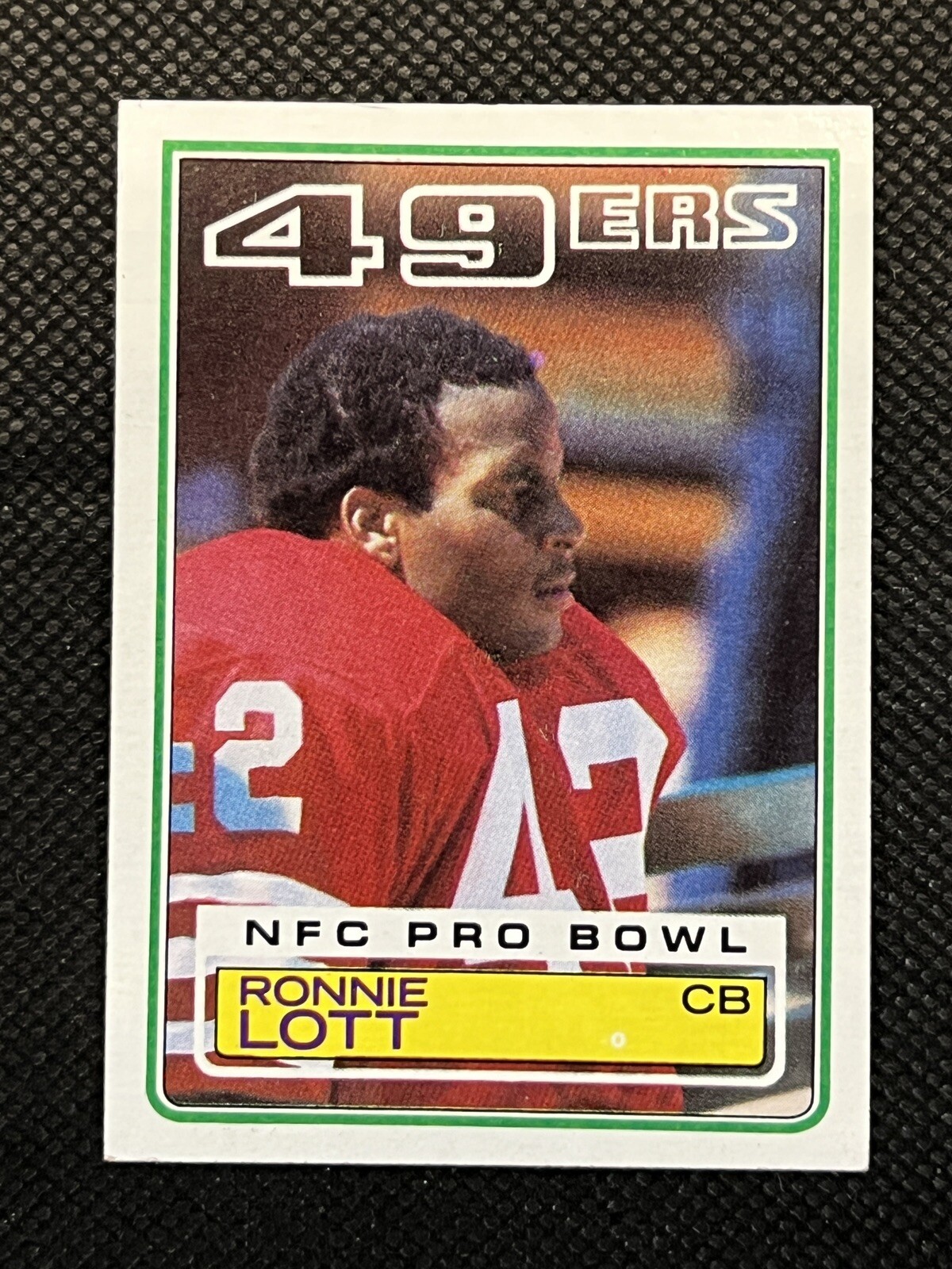 1983 Ronnie Lott Topps PB #168