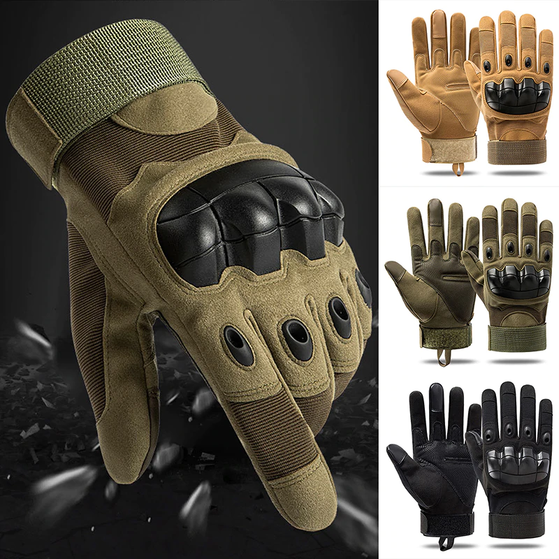 Full Finger Touchscreen Motorcycle Cycling Ski Mitten Gloves for Outdoor Use-image