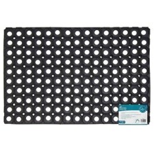 Image of 40 x 60cm Rondo Rubber Ring Mat Rug Front Door Scraper Outdoor Doormat Non Slip